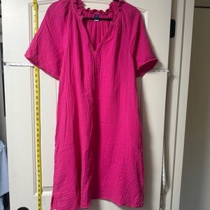 Old Navy Bright Pink Tunic Dress
